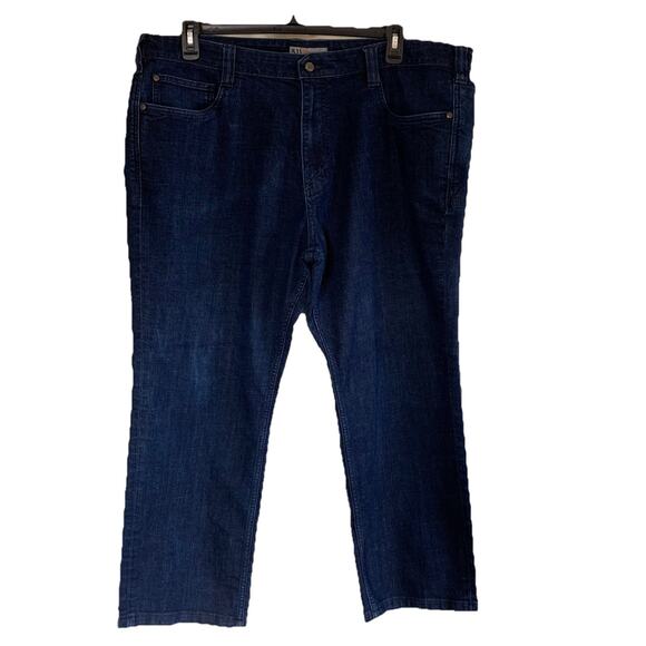 5.11 Tactical Defender Flex Regular Jeans Men’s 42x27 Dark Blue Stretch 74477 - Picture 4 of 15